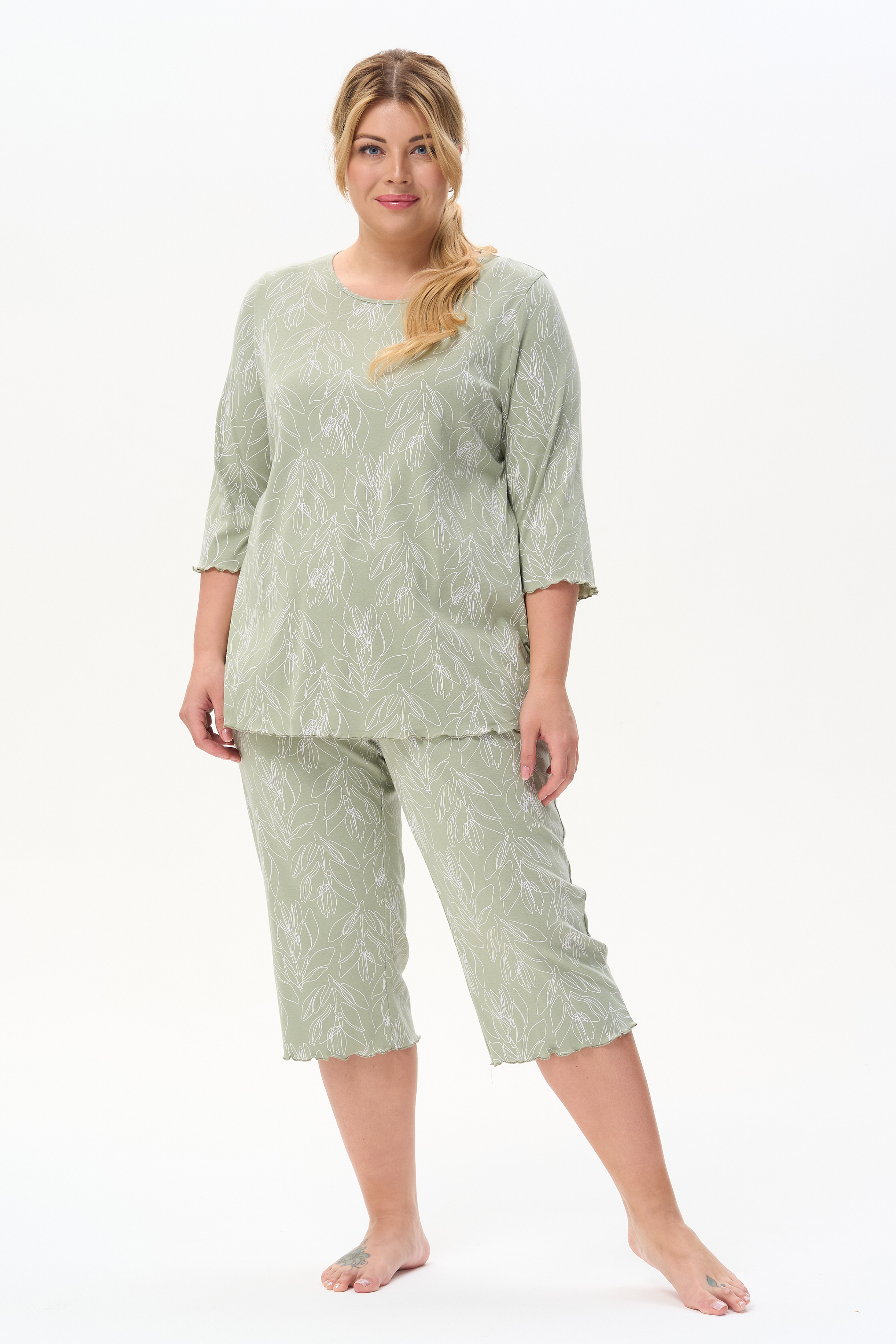 Пижама с бриджами P1160-P72.5F09