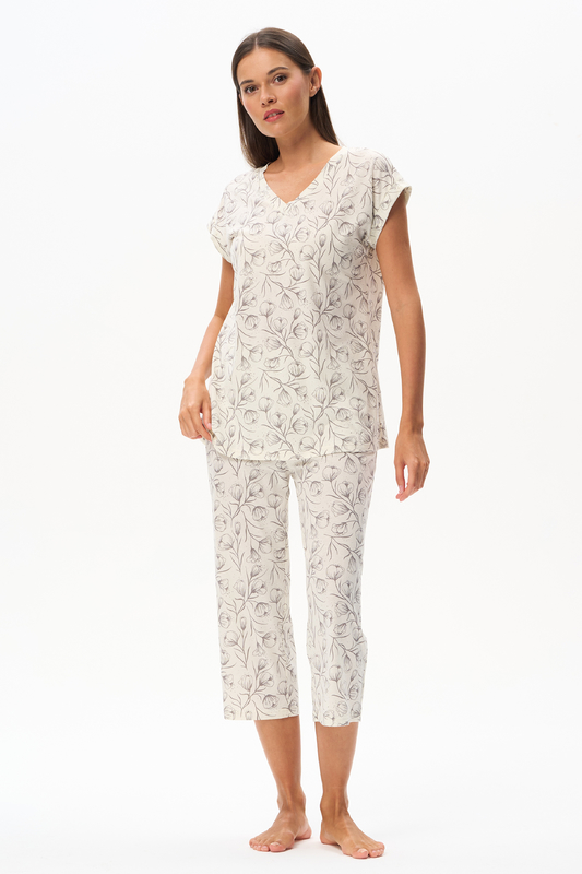 Пижама с бриджами P0244-P10.6S16